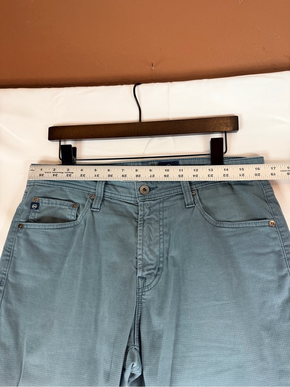 AG ADRIANO GOLDSCHMIED Men’s Size 32x32 Pants Everett Slim Straight Fit Stretch - Picture 7 of 16